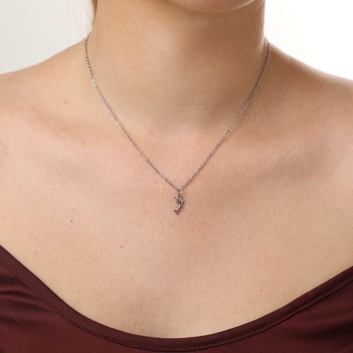 Eilora - Halsband Delfin Rostfritt stål