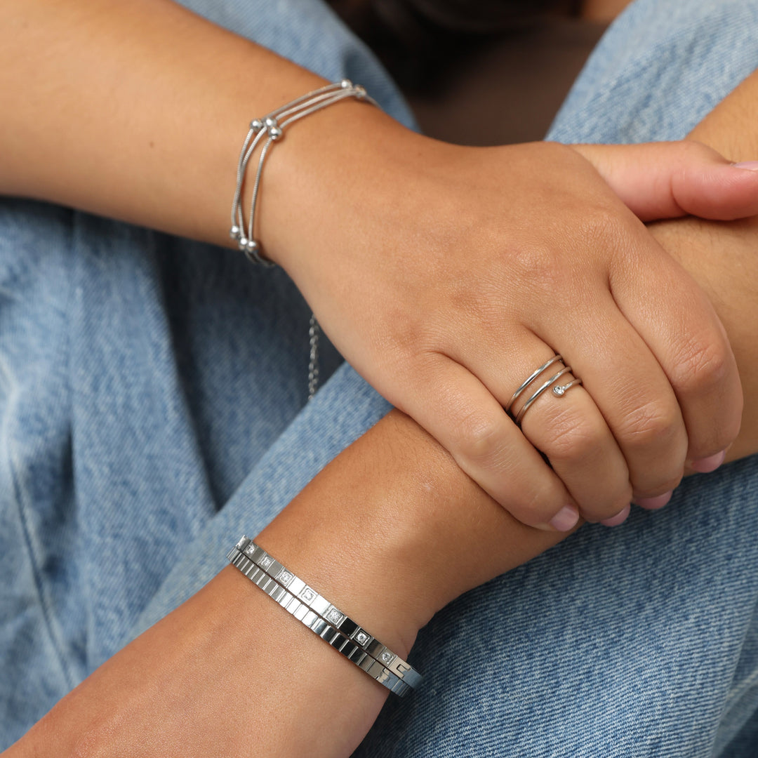 Meja - Bangle Armband Rostfritt Stål