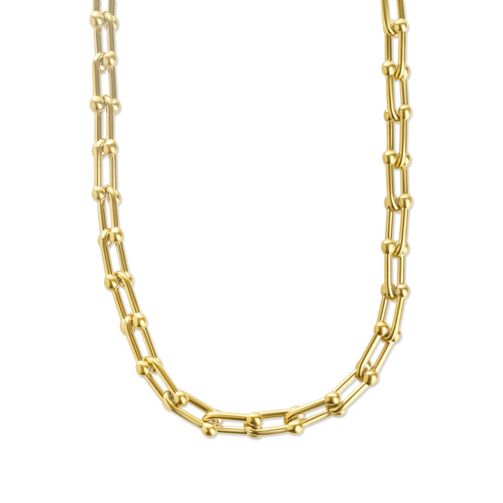 Betty - Paperclip Halskedja Rostfritt Stål