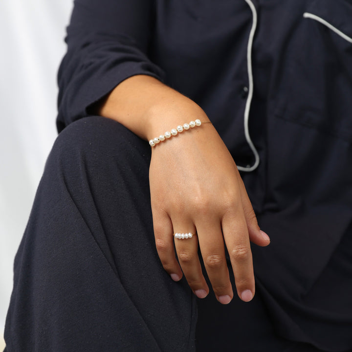Loanna - Pärlarmband Rostfritt Stål
