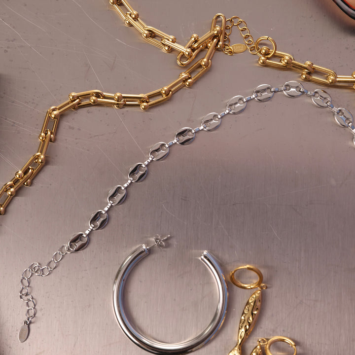 Amie - Link Chain Armband Rostfritt Stål