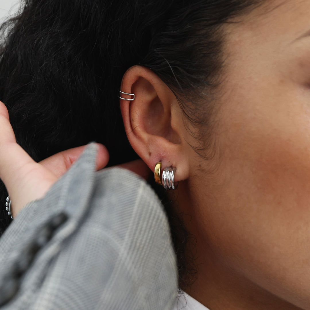 Adela - Hoops Örhängen Rostfritt Stål