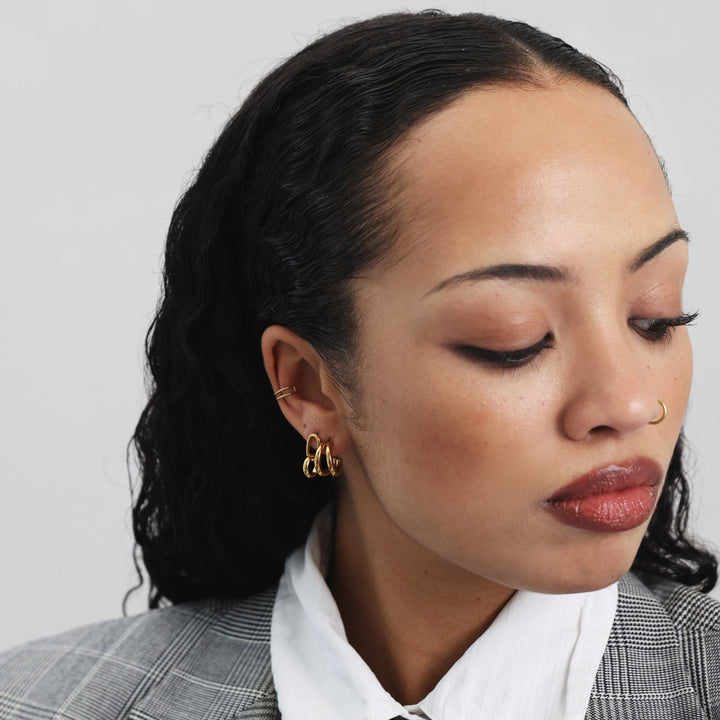 Madina - Studs & Hoops Örhängen Rostfritt Stål