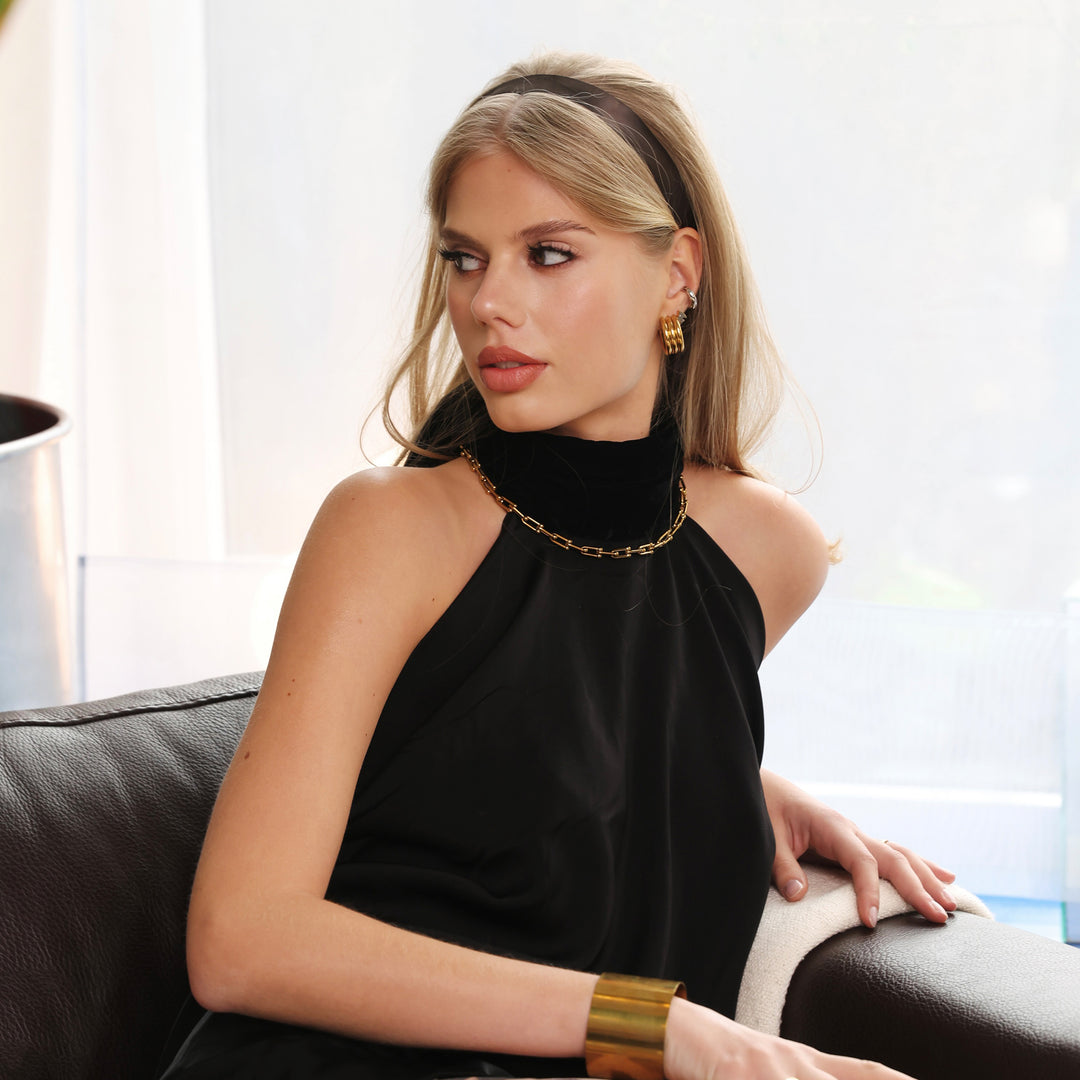 Liv - Multi Layered Studs Örhängen Rostfritt Stål