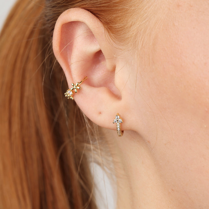 Della - Hoops Örhängen Rostfritt Stål