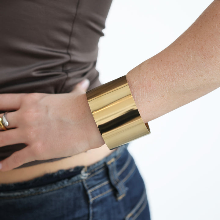 Connie - Statement Bangle Armband Rostfritt Stål