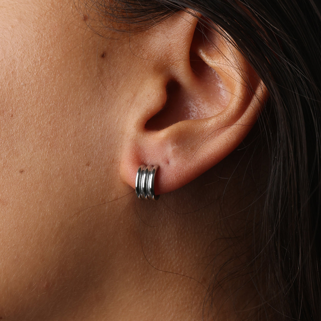 Gun - Studs Örhängen Rostfritt Stål