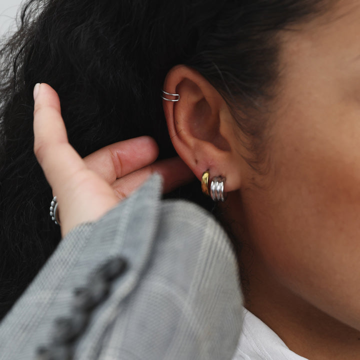 Gun - Studs Örhängen Rostfritt Stål