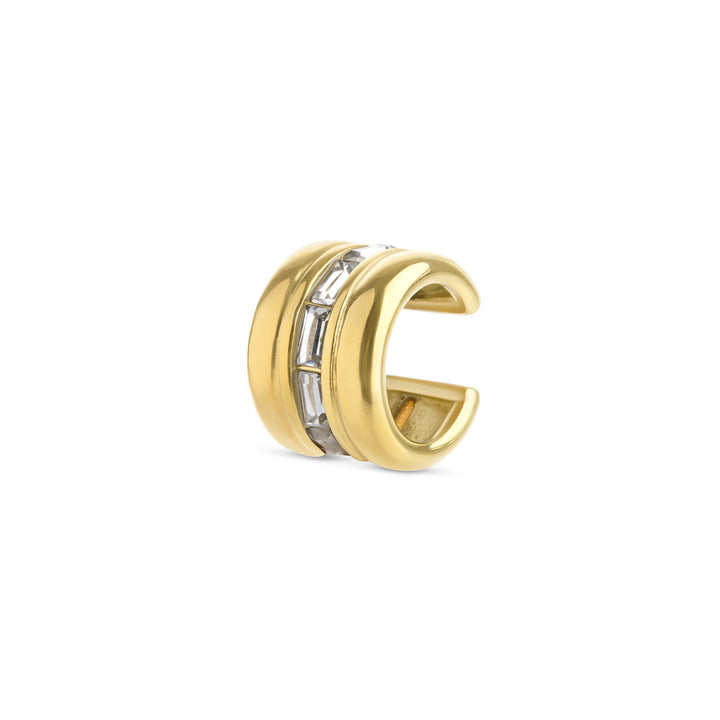 Nikita - Ear Cuff Kristall Rostfritt stål