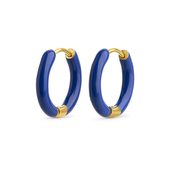 Kaja - Huggie Hoops Örhängen 17 mm Rostfritt Stål