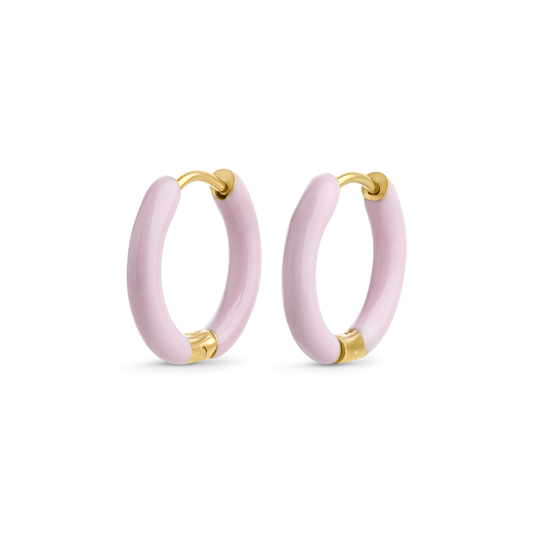 Kaja - Huggie Hoops Örhängen 17 mm Rostfritt Stål