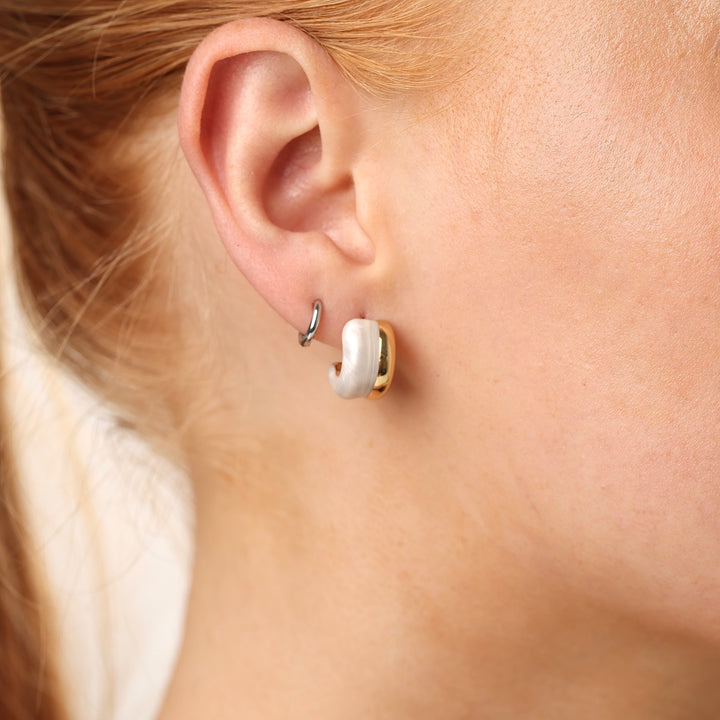 Engla - Duo Studs Örhängen Rostfritt stål