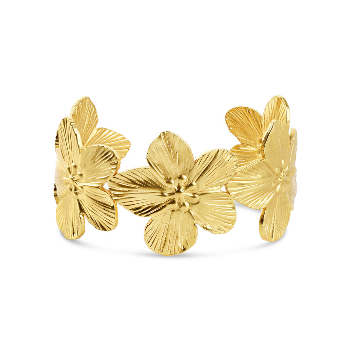 Alva - Armband Blommor Rostfritt Stål