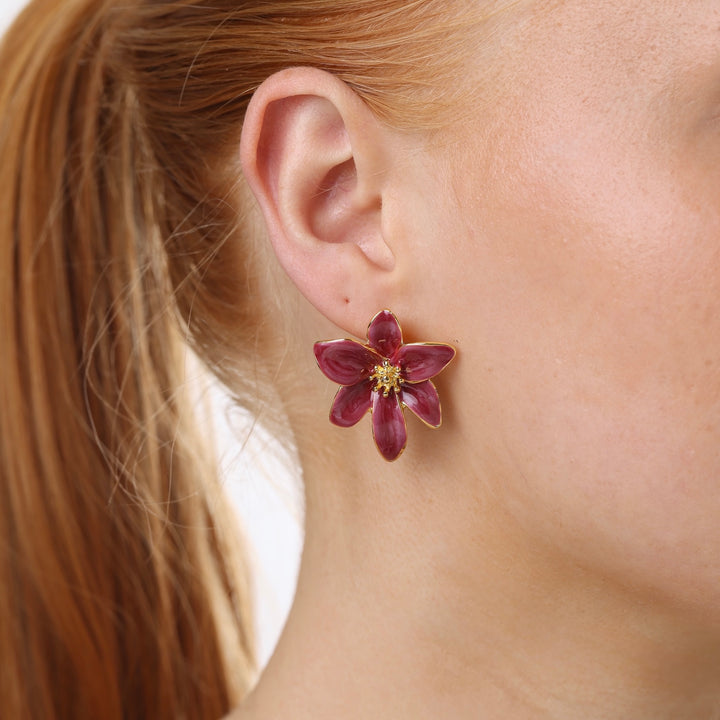 Vivianne - Studs Örhängen Blomma