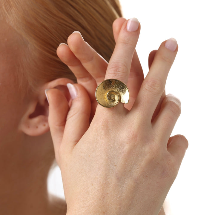 Marla - Ring Snäcka Rostfritt stål