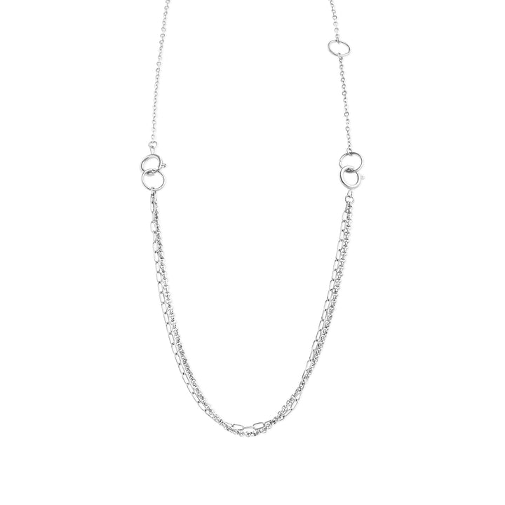 Onyx - Layered Halsband Rostfritt Stål