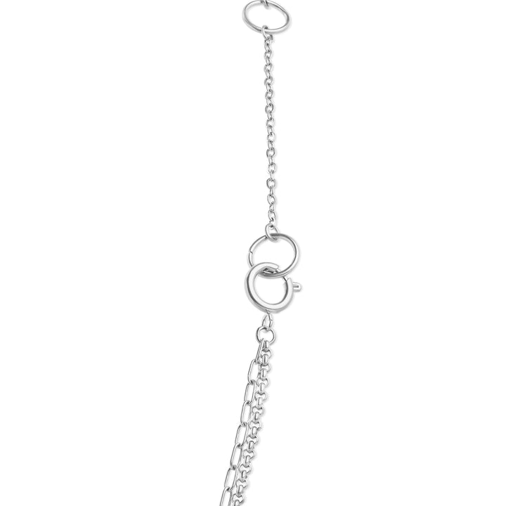 Onyx - Layered Halsband Rostfritt Stål