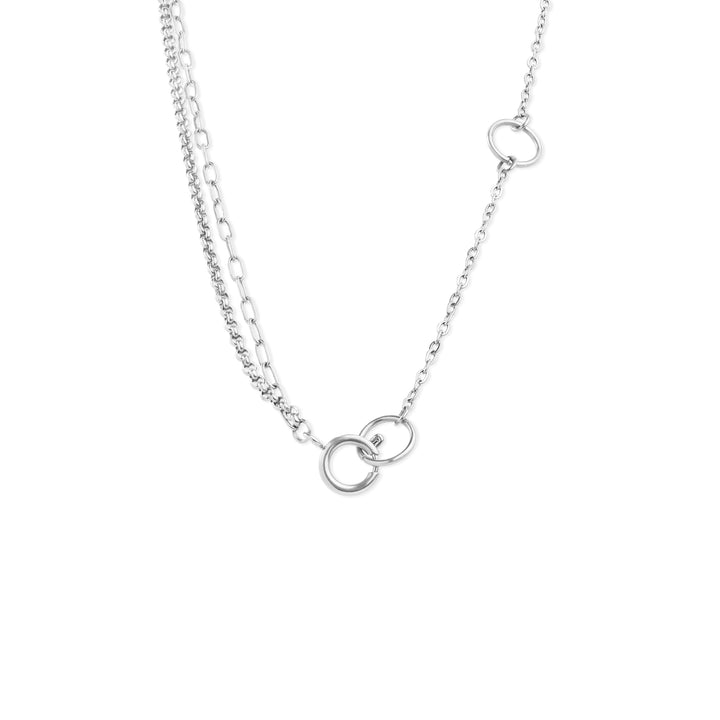 Onyx - Layered Halsband Rostfritt Stål