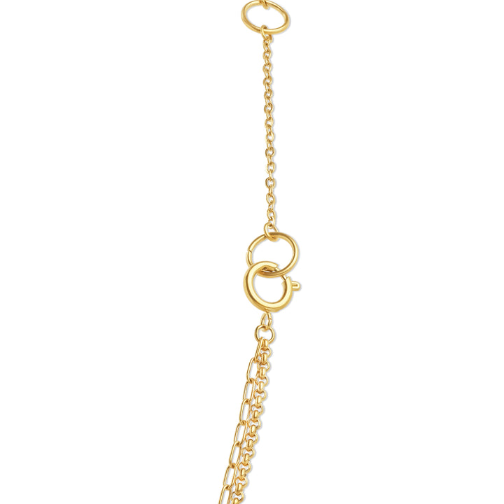Onyx - Layered Halsband Rostfritt Stål