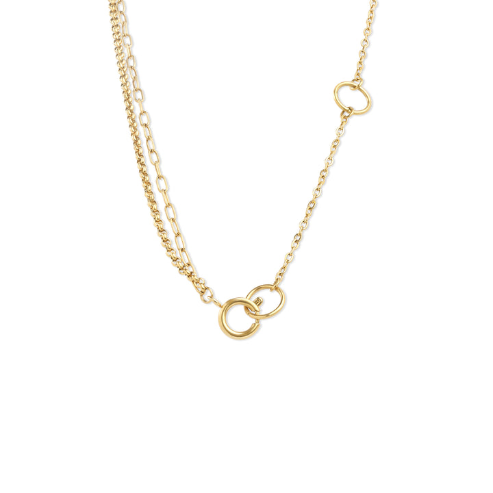 Onyx - Layered Halsband Rostfritt Stål
