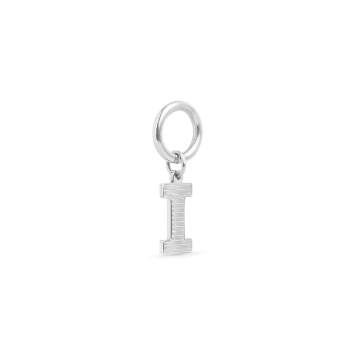 Sanya - Bokstav Charm Silver Rostfritt Stål