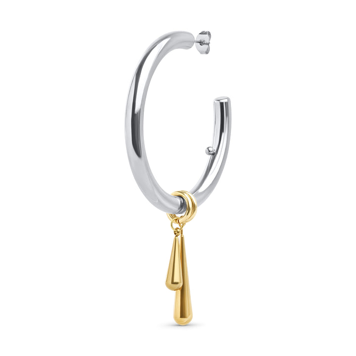 Peg - Statement Örhängen Studs/Hoops Rostfritt Stål