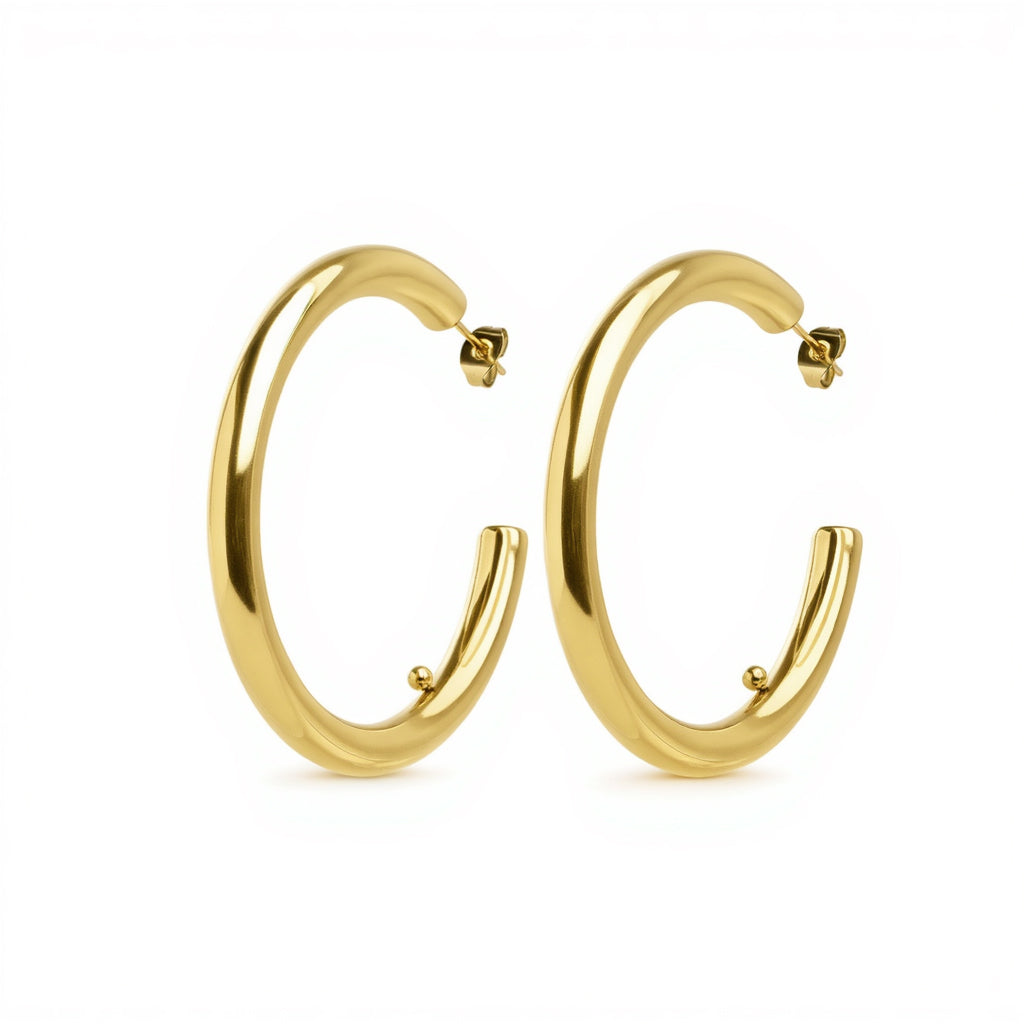 Peg - Statement Örhängen Studs/Hoops Rostfritt Stål