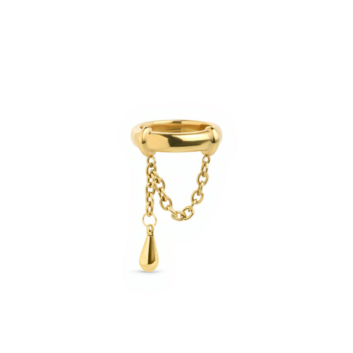 Rain - Statement Ring Kedja Rostfritt Stål