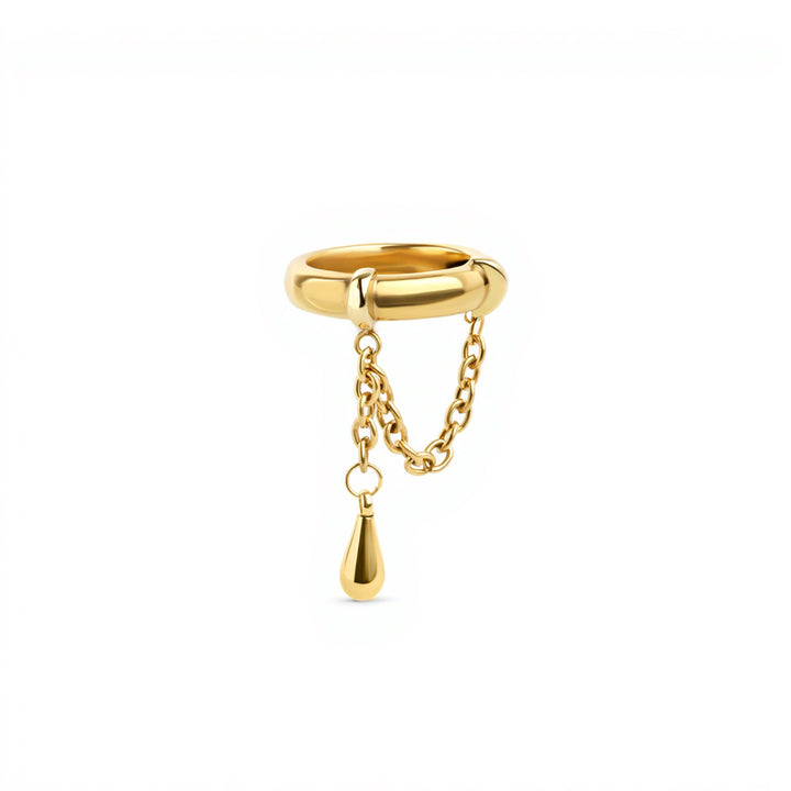 Rain - Statement Ring Kedja Rostfritt Stål