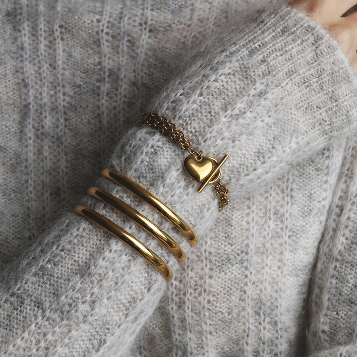 Norma - Bangle Armband Rostfritt stål