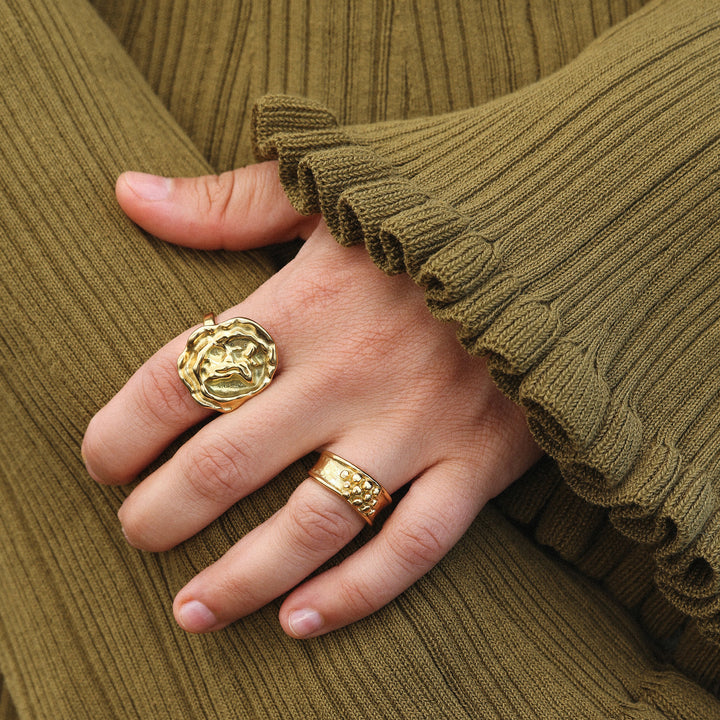 Tallulah – Statement Ring in Stainless Steel | Timi of Sweden