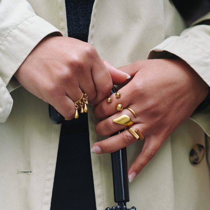 Ban - Skulptural Ring Rostfritt stål