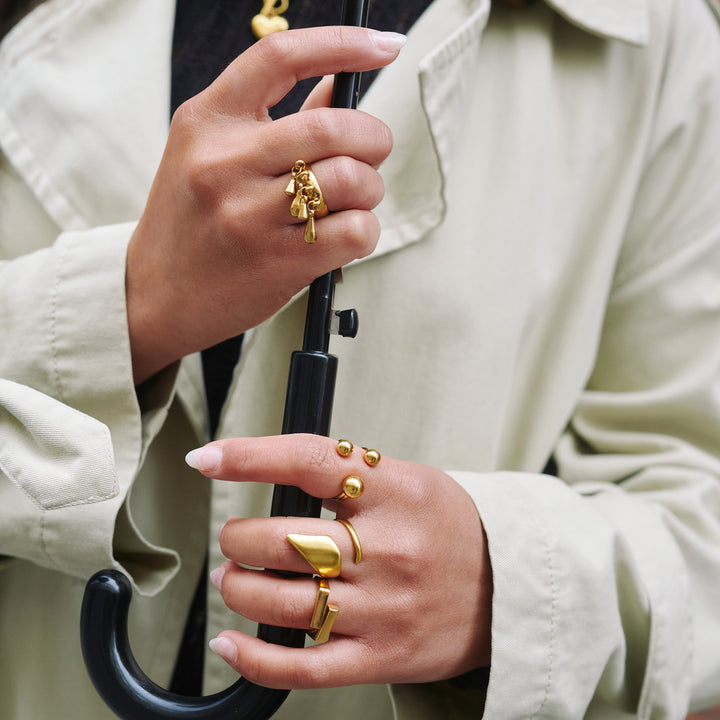 Ban - Skulptural Ring Rostfritt stål