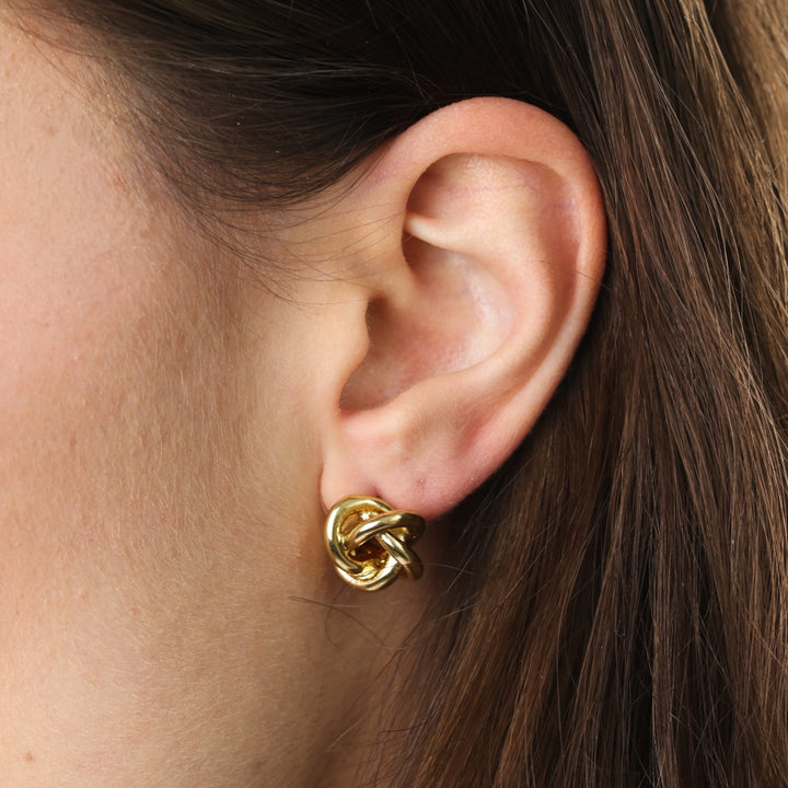 Karla – knutstuds i rostfritt stål, guld | Timi of Sweden