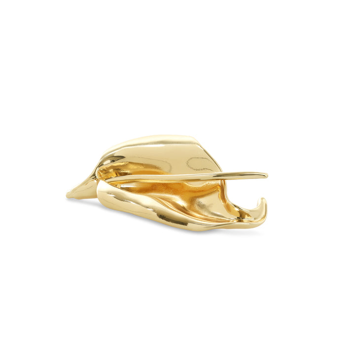 Leslie - Abstrakt Brosch Guld