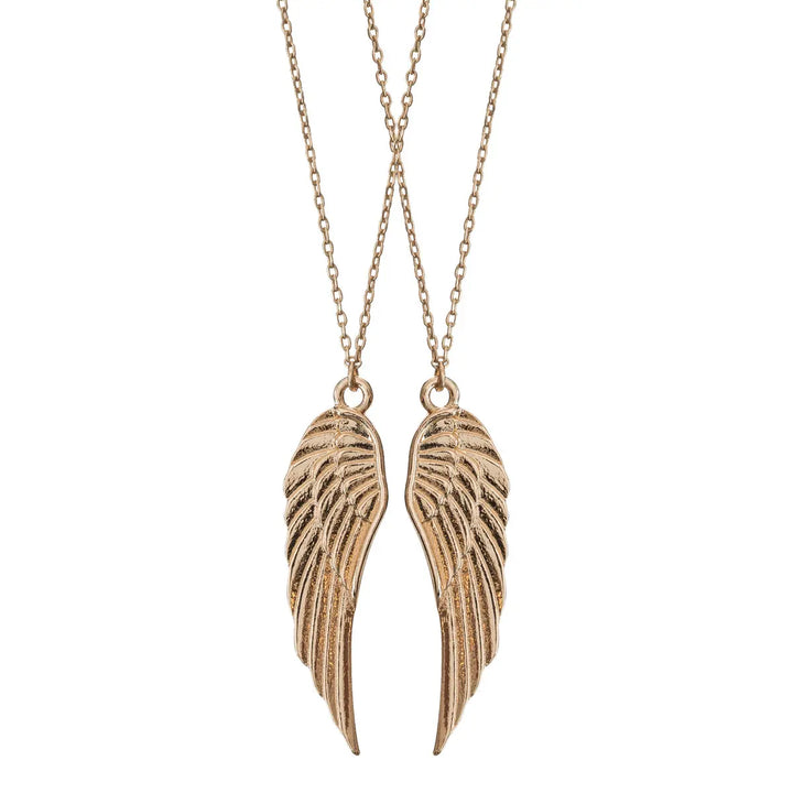 Wings Friendship Necklace Gold