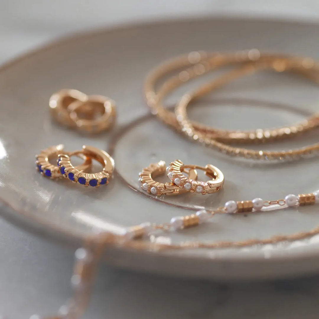 Söt halsband med pärlkedja