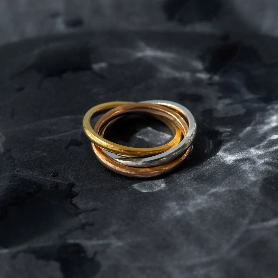 Jules - Trippel Färgring i Rostfritt Stål Timi of Sweden