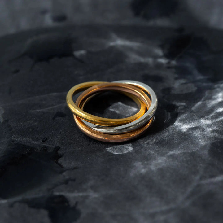 Jules - Trippel Färgring i Rostfritt Stål Timi of Sweden